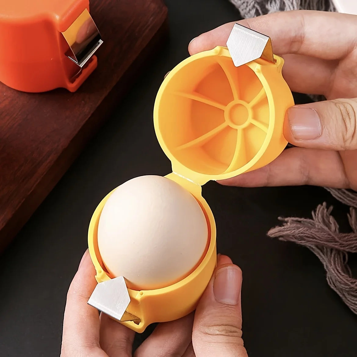 Egg Shell Opener – Manual Egg Cracker & Egg Separator Tool