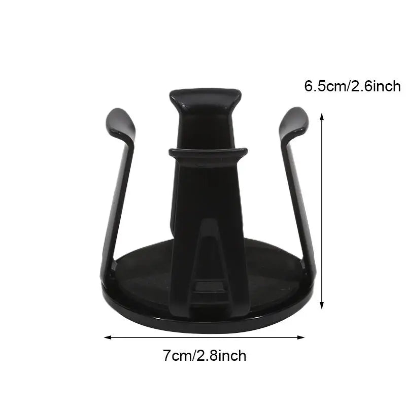 1/2Pcs Car Beverage Holder Adhesive Cup Storage Rack Car Cup Bottle Holder Multifunction Drink Rack Auto Accessories Black