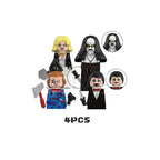 Horror Movie Serie Ash Sally Eerrifier Mini Action Figures Model Building Blocks Thrilling Ghosts Souls Doll Bricks Kit Toy Gift