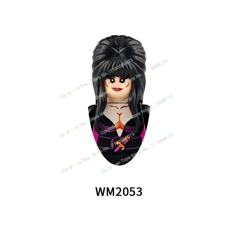 WM6075 WM6101 WM6102 Horror Movie Action Figure Building Blocks Halloween Series Character Accessories Model Brick Toys For Kids