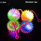 New Durable High Quality Colorful Flash Jumping Ball Multistyles Interactive Glowing Bouncy Ball Gift Children Luminous Toys