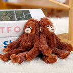 Cartoon Punch Monkey Plush Keychain Cute Bag Charm