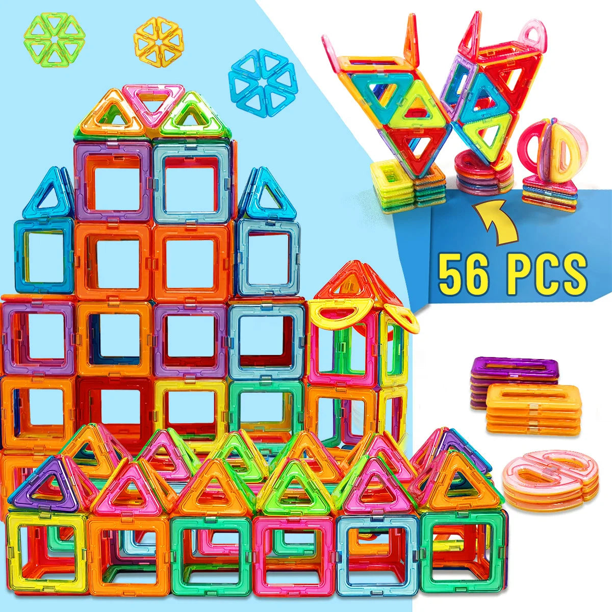 Magnetic Building Blocks Medium STEM Construction Toy for Kids