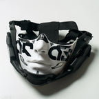 5 Color Cyberpunk Half Face Mask Mecha Style Halloween Cosplay Mask Adjustable Strap Breathable Comfort Party Costume Face Cover