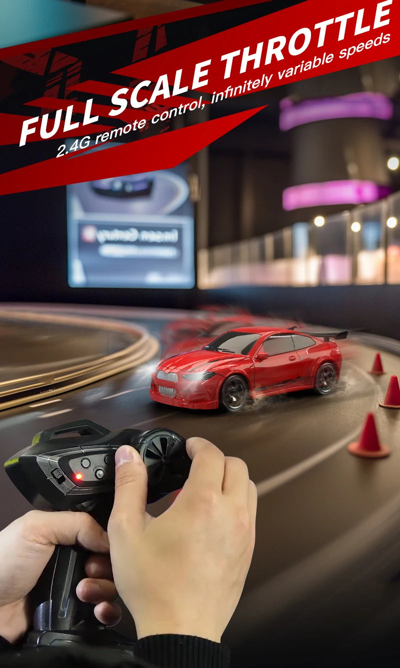 KF20 1:64 Mini 4WD RC Drift Racing Car with Full Proportional Control
