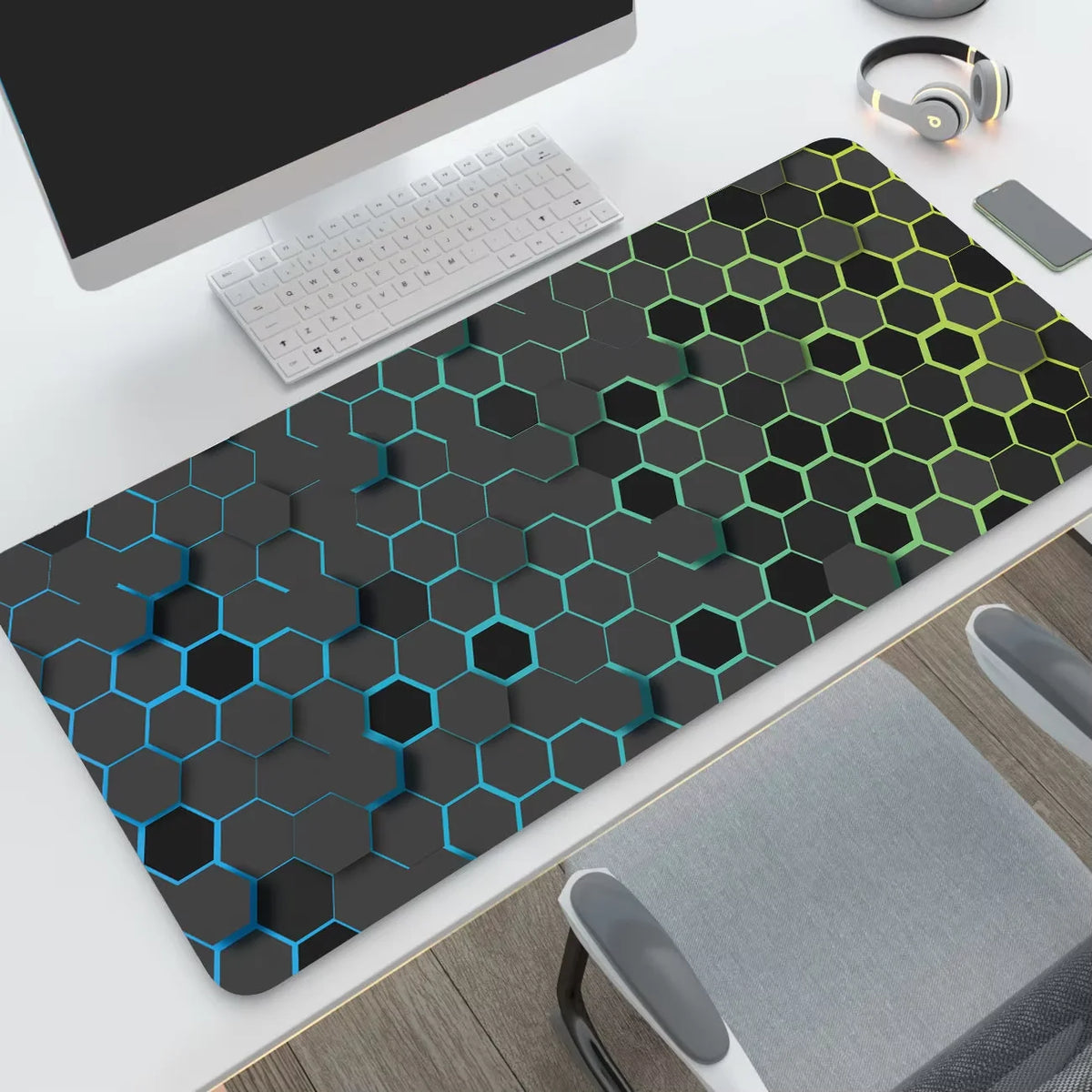 New XXL Hexagon Mousepad Computer MousePads Keyboard Pad Mouse Mat Esport Gamer Office Carpet Table Mat Desktop Rubber Mouse Pad