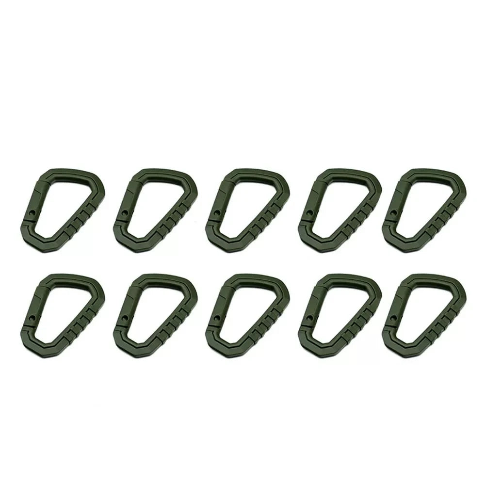 Tactical MOLLE Carabiner Clip EDC Keychain for Camping Gear
