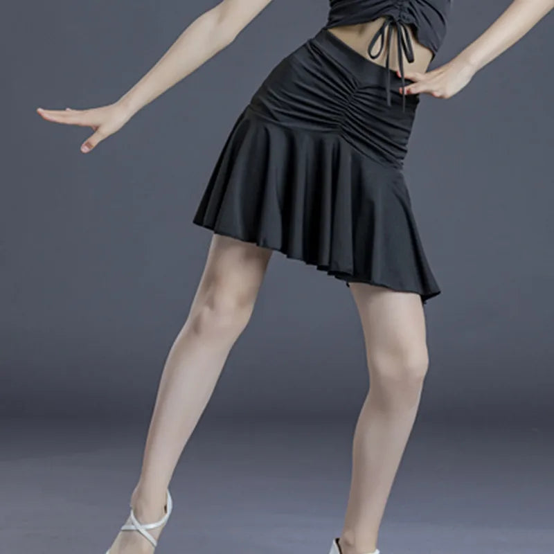 Children Professional Ballroom Latin Dance Dress For Girls Ballroom Dancing Dresses For Kids Leopard Print Top Skirt Samba Tango