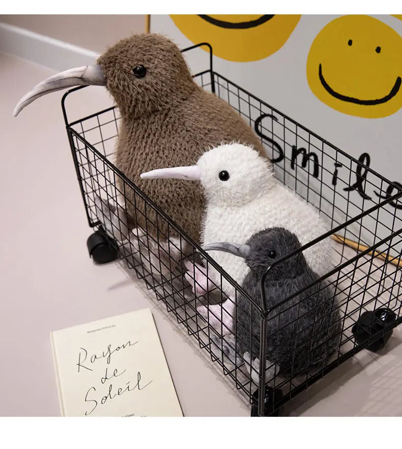 Soft Simulation Kiwi Bird Plush Toys 20-35cm Cute Stuffed birds Animals Soft Doll Kids Toys for Children Birthday Gift