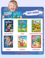 Magic Water Drawing Book with Reusable Coloring Pen for Kids Fun