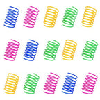 4pcs Kitten Cat Toys Wide Durable Heavy Gauge Cat Spring Toy Colorful Springs Cat Pet Toy Coil Spiral Springs Pet Intera