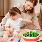Montessori Pull Radish Carrot Harvest Matching Toy for Kids Fun