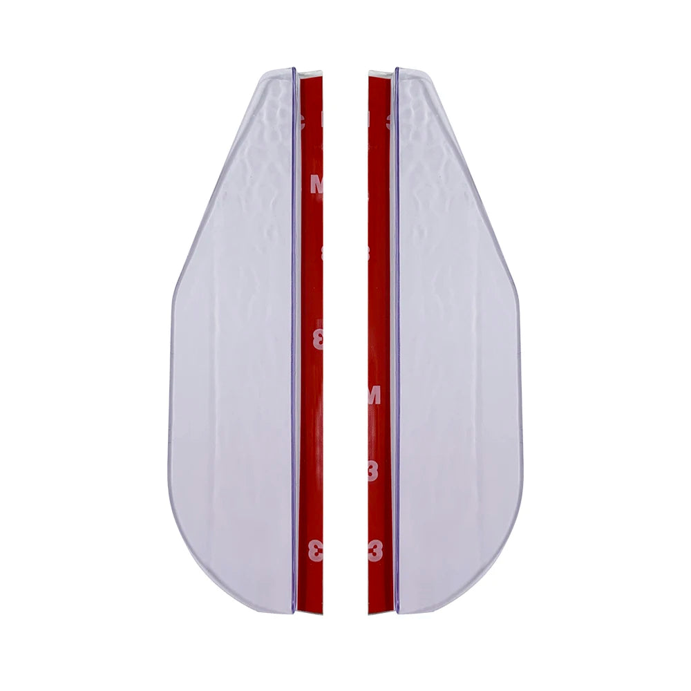 2PCS Car Rearview Mirror Rain Eyebrow Protector Clear Vision Cars Mirror Accessories for Rearview Mirror Sun Visor Shade Cover