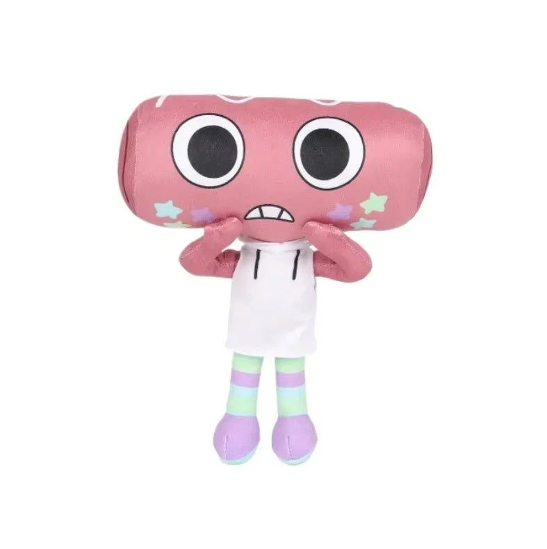 New Dandy's World 35cm Plush Cute Dandy World Scrap Stuffed Horror Game Goob Pebble Plushie Soft Pillow Doll Children Gifts Doll