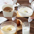 Handheld Electric Milk Frother – Mini Battery Powered Coffee & Egg Beater