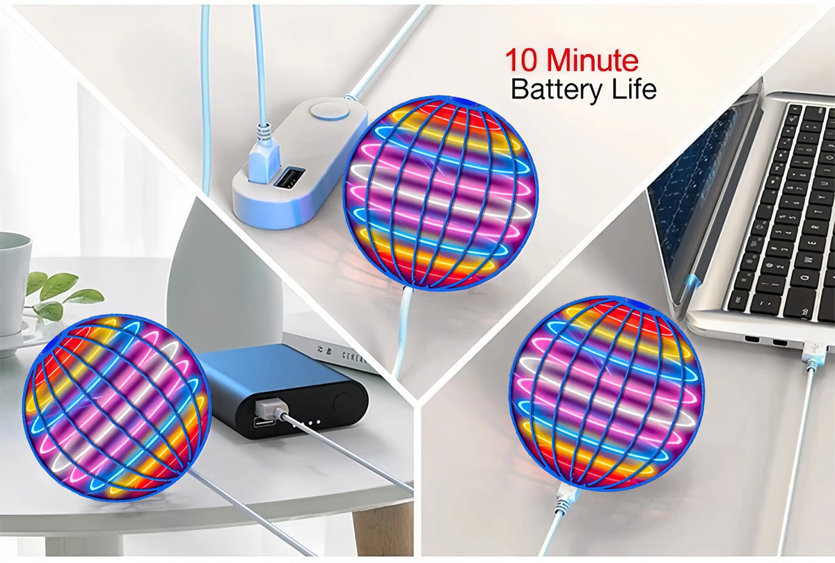 LED Hand-Controlled Flying Ball Toy