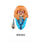 WM6075 WM6101 WM6102 Horror Movie Action Figure Building Blocks Halloween Series Character Accessories Model Brick Toys For Kids