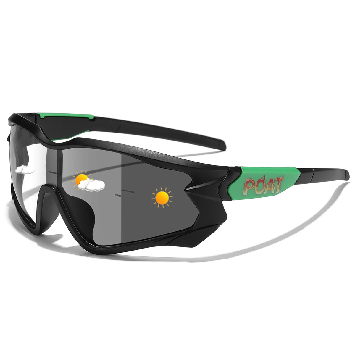 Photochromic UV400 Motorcycle Sports Sunglasses for Men & Women