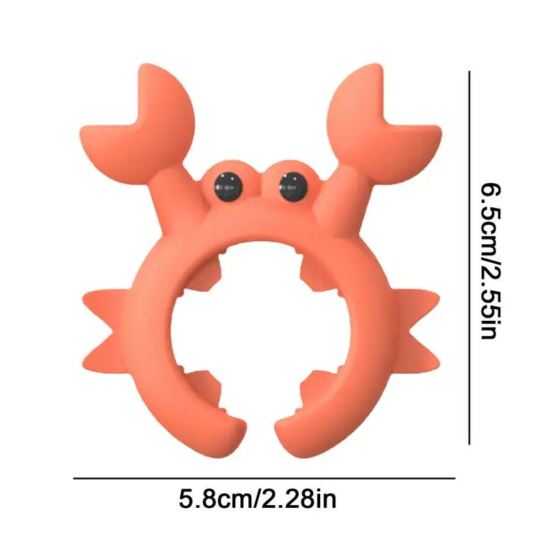 Crab-Shaped Silicone Utensil Rest – Heat Resistant Spoon & Ladle Holder
