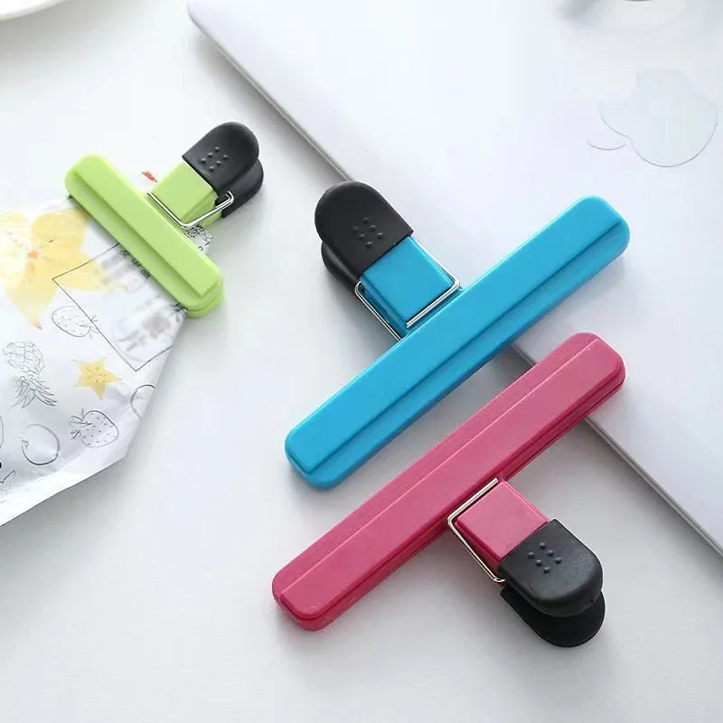Portable Food Bag Sealing Clips – Reusable Kitchen Storage Seal Clamp for Snacks & Food Bags
