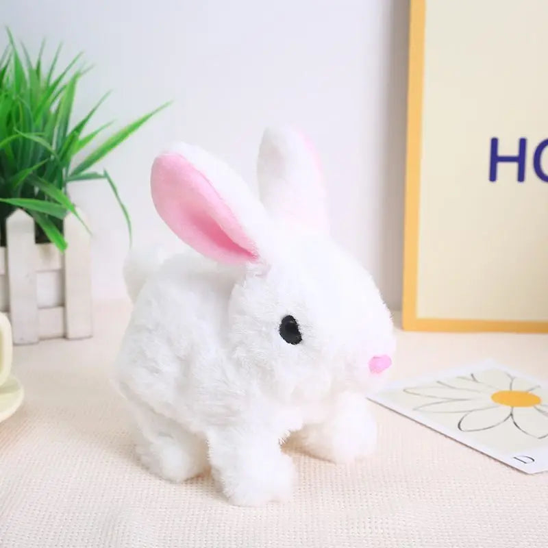 Electric Walking Bunny Plush Toy for Interactive Kids Playtime