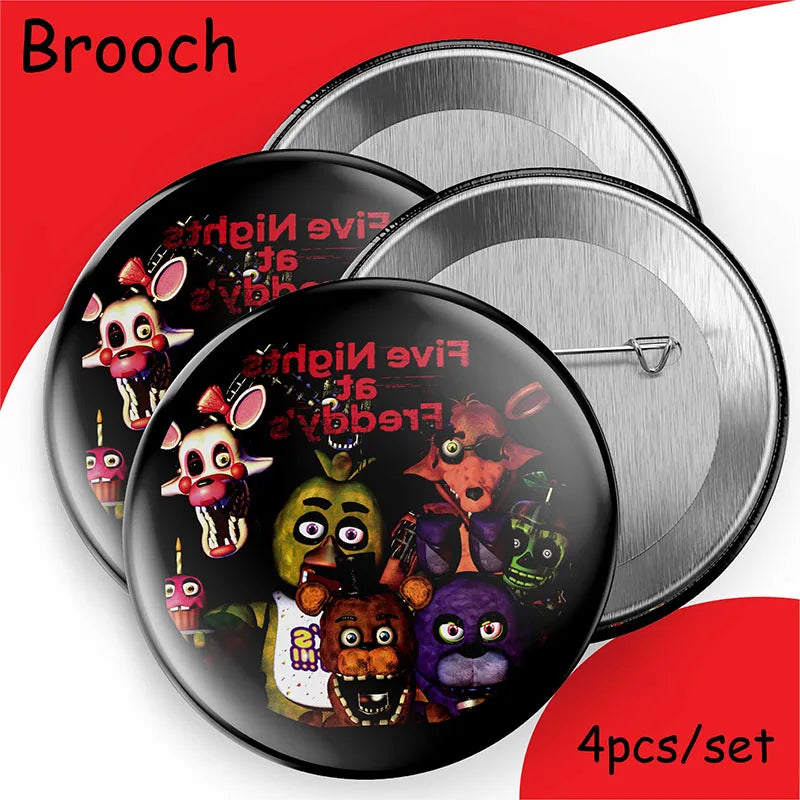 FNAF Five Nights Freddyed Birthday Party Decorations Kids Disposable Tableware Cup Plate Napkin Straw Baby Shower Supplies Event