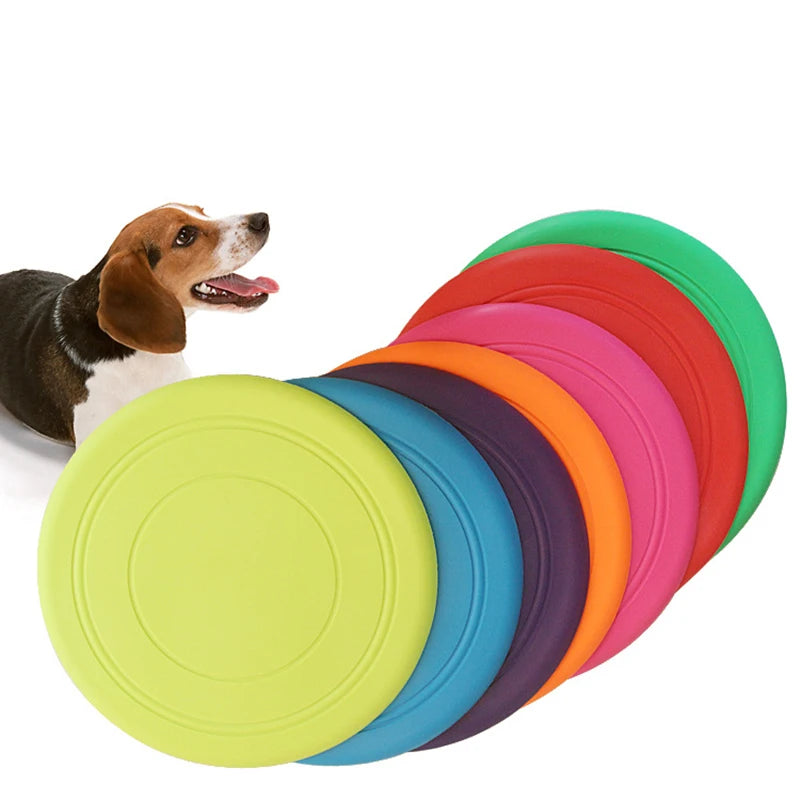 Silicone Flying Disc Dog Toy for Interactive Fetch and Outdoor Play