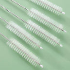 Drinking Straw Cleaning Brush Kit Reusable Tube Pipe Cleaner Nylon Stainless Steel Long Cleaning Brushes for Baby Cup Bottles