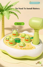 Montessori Duck Frog Pig Hammer Puzzle Toy for Toddlers