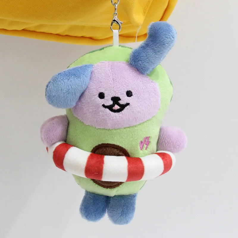 Thailand GMMTV CP Plush Keychain Cartoon Cute Filling PP Cotton Pendant JAIDEE BABII WIN ForceBook AouBoom Fans Birthday Gift