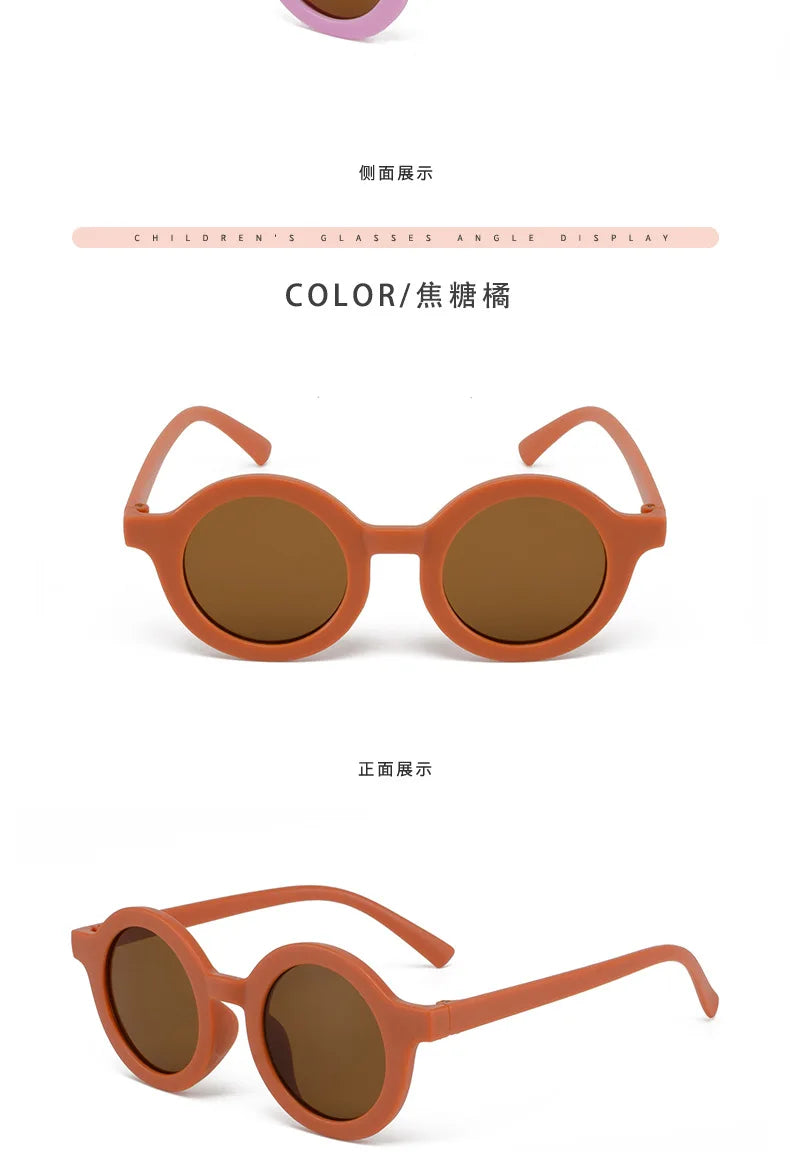 Round UV400 Baby & Kids Sunglasses for Ages 1–7