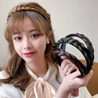 Synthetic Braided Headband for Women