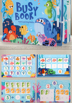 Montessori Busy Book for Kids Interactive Learning Activity Book