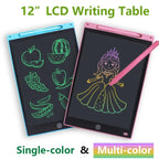 LCD Writing Tablet for Kids – 12 Inch Reusable Drawing Board