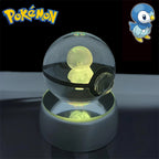 Pokémon 3D Crystal Poké Ball LED Night Light Collectible Figure