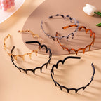 Korean U Shape Non-Slip Hair Comb Headband for Women