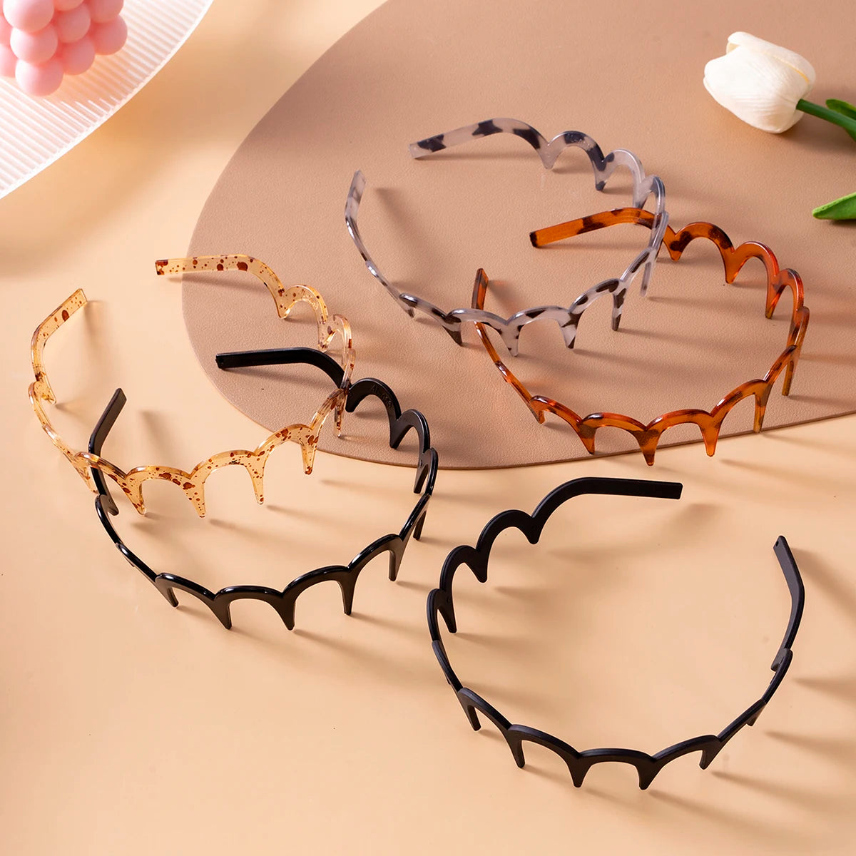 Korean U Shape Non-Slip Hair Comb Headband for Women