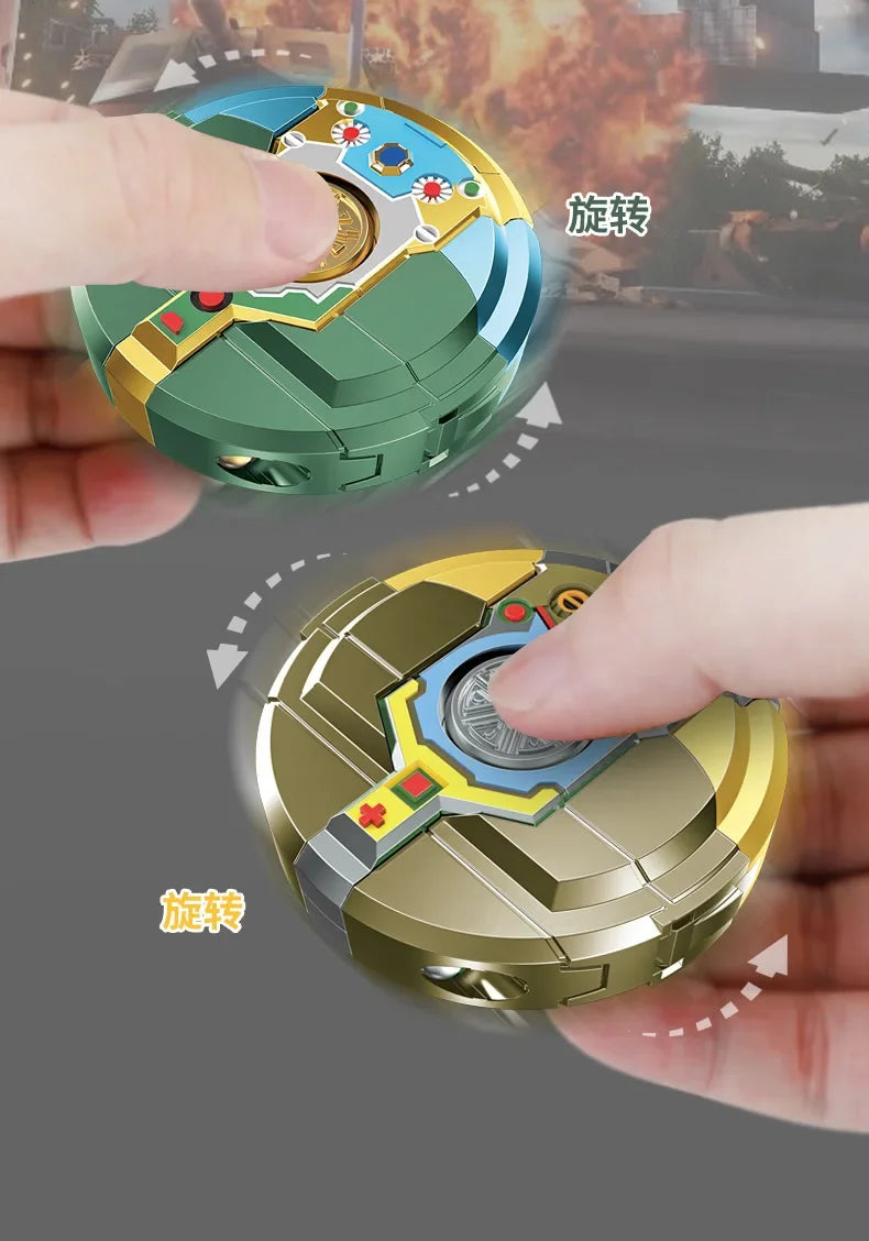 Transformable Robot Fidget Spinner Gyro Toy