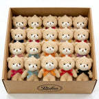30/20/10pcs Mini Teddy Bears Tiny Soft Stuffed Teddy Bear Doll Plush Bears Bulk for Birthday Party Decor Favors Bag Keychain