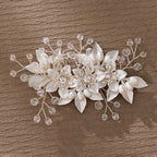 Pearl Flower Bridal Hair Comb for Women