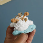 Funny Sheep Crochet Keychain Cute Animal Bag Charm