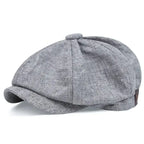Retro Newsboy Octagonal Beret Cap for Classic Casual Style