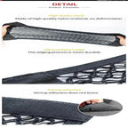 Car Storage Net Stretchable Mesh Pocket Net Magic Elastic Sticker Universal Rear Mesh Trunk Seat Bag Pocket Cage Auto Organizer