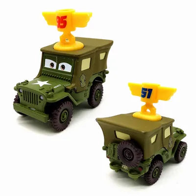 Pixar Cars Scarcity Version Lightning McQueen Curz Ramirez Tex Dinoco Sarge Metal Diecast Vehicle Model Toys Kid Boy Gift