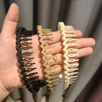 3PCS Wave Toothed Non-Slip Hairband Set for Women