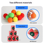 Slingshot Target Sticky Ball Bow Target Montessori Educational Toy Arrow Set Throw Sport Outdoor Fidget Game