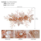 Pearl Flower Bridal Hair Comb for Women