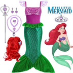 Kids Little Mermaid Ariel Princess Costume Dress – Cosplay Party Outfit