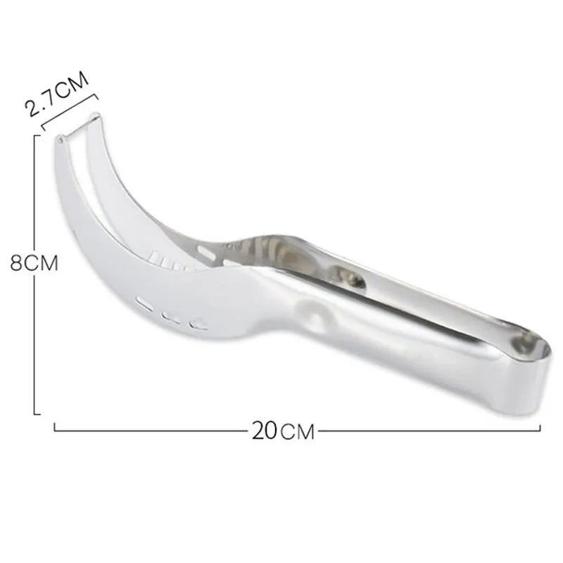Stainless Steel Watermelon Slicer Knife with Fruit Corer and Server