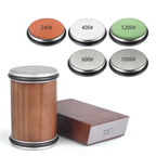 Rolling Knife Sharpener Kit – Magnetic Diamond Sharpening Stone with 15° & 20° Angle Guide
